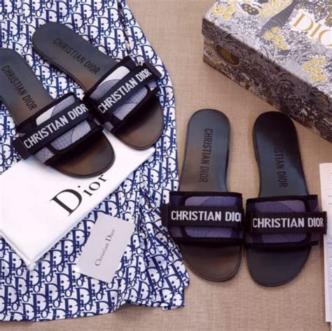 do christian dior slides run small|Christian Dior slides on sale.